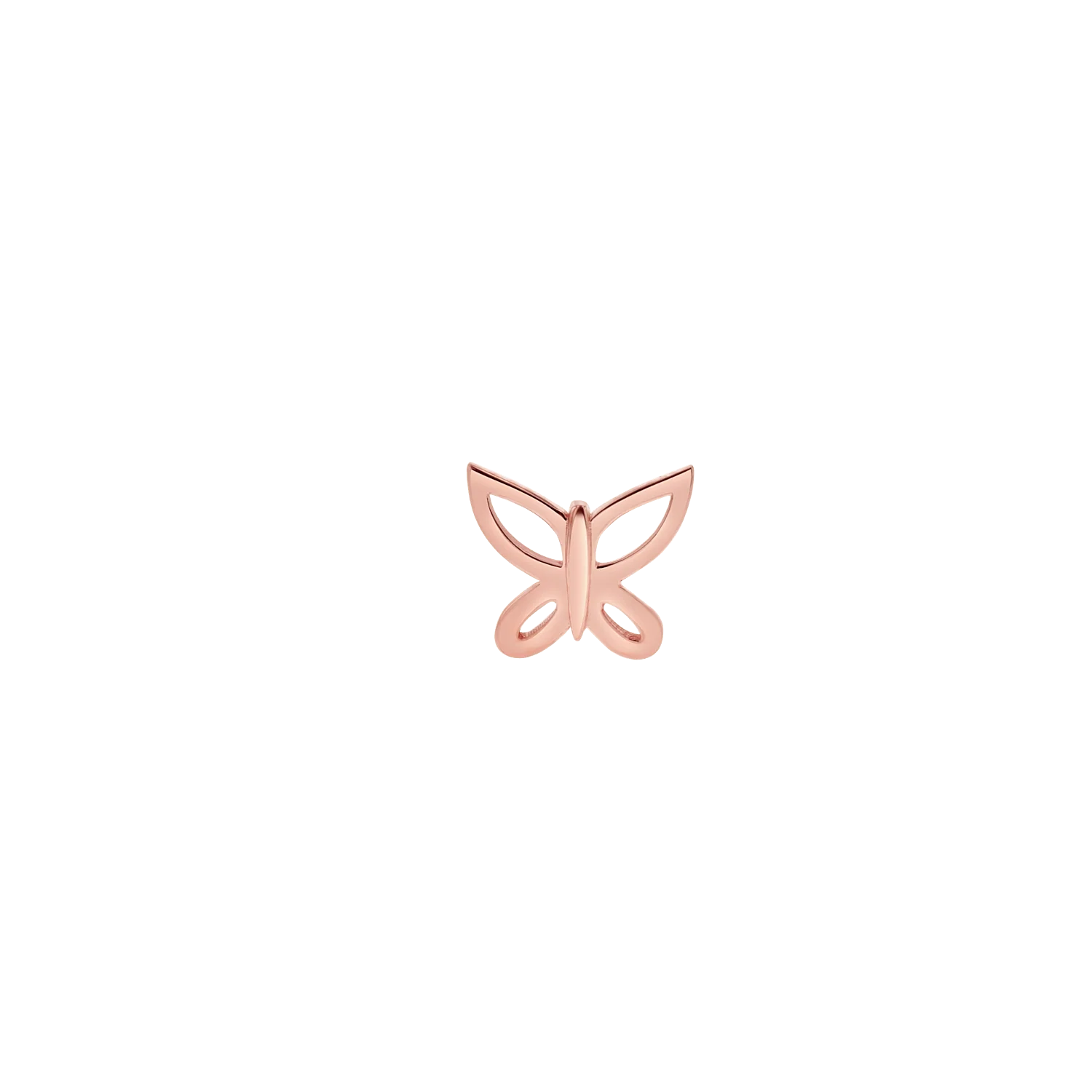 Butterfly Silhouette Stud Earrings - Image 6