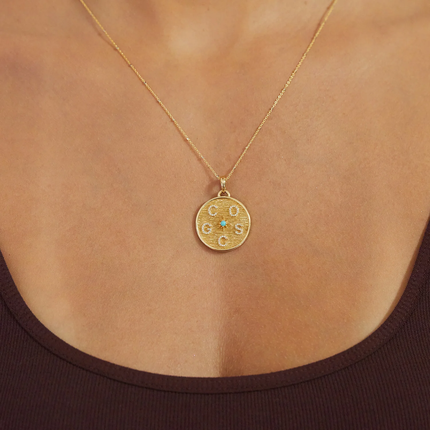 Circle of Life Diamond Multi Initial Necklace - Image 10