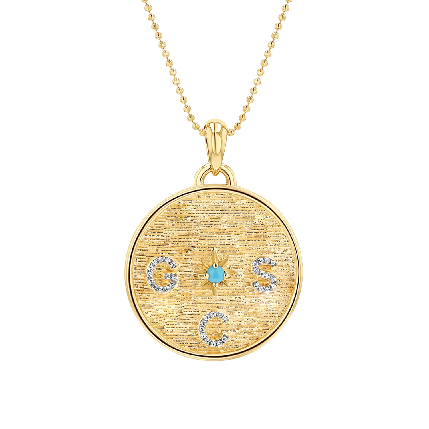Circle of Life Diamond Multi Initial Necklace - Image 6