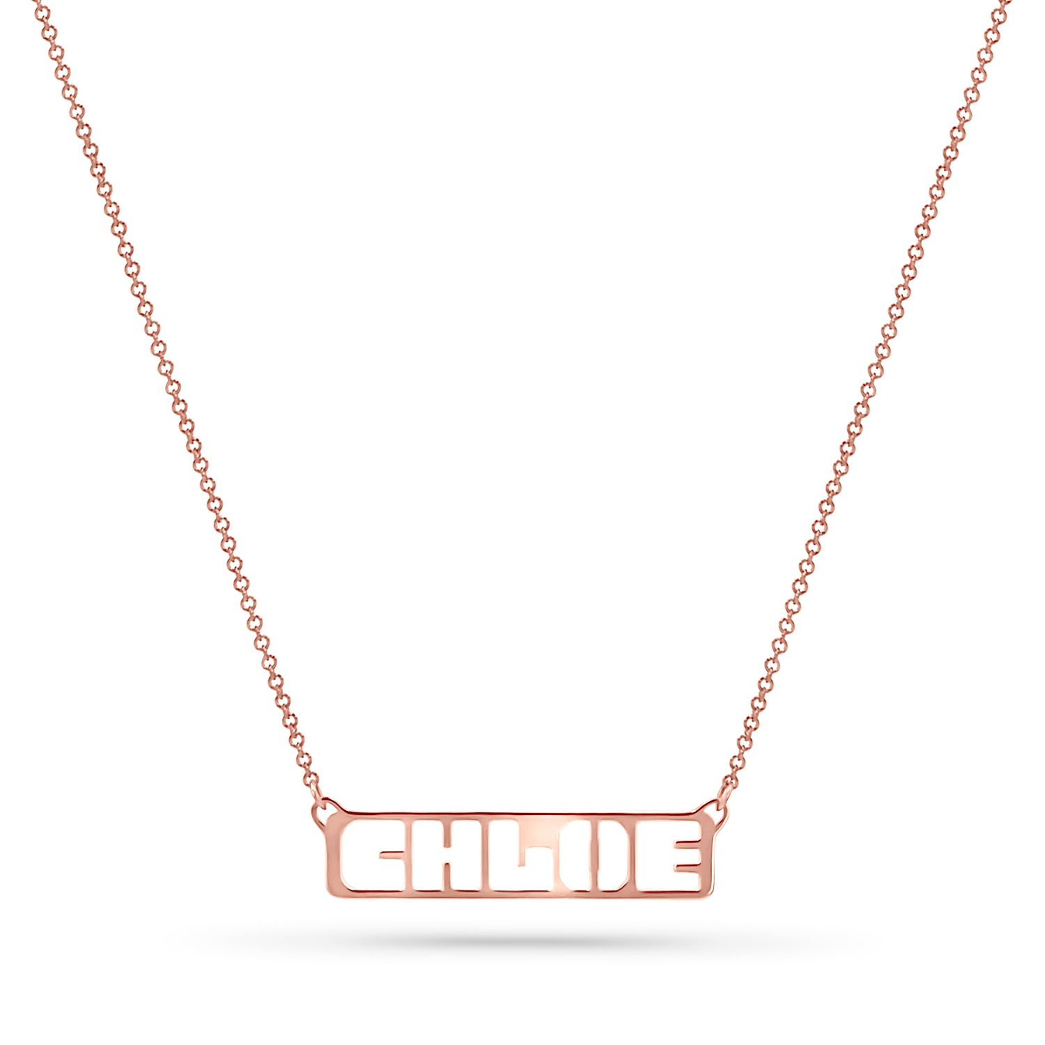 Customizable Cut-Out Name Necklace - Image 12
