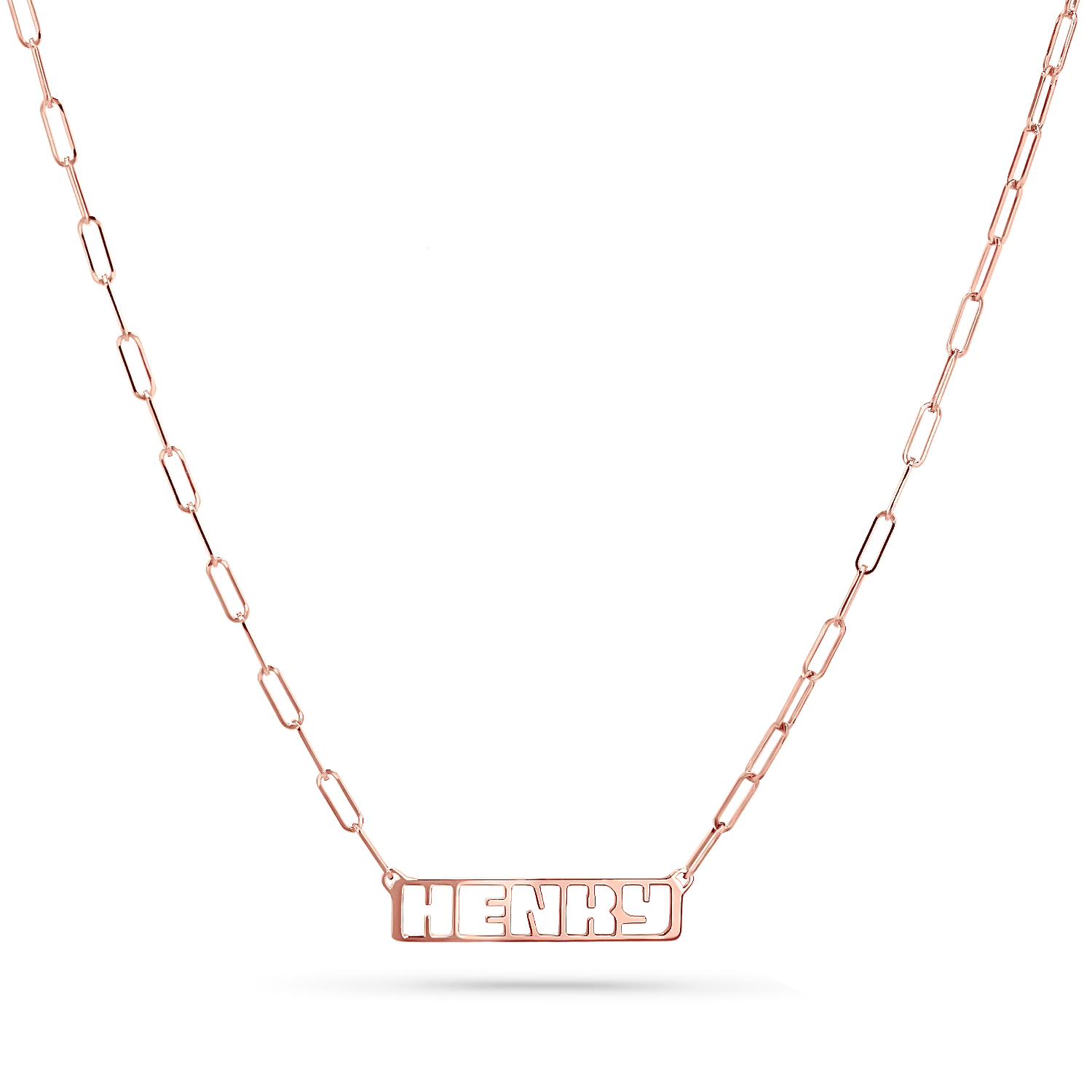 Customizable Cut-Out Name Necklace - Image 3