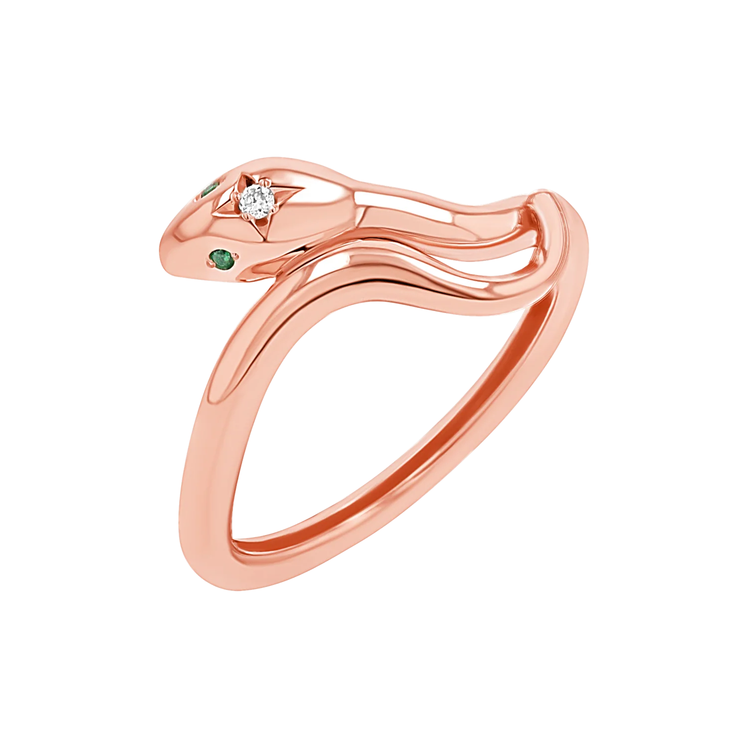 Diamond Serpentine Wrap Ring - Image 3