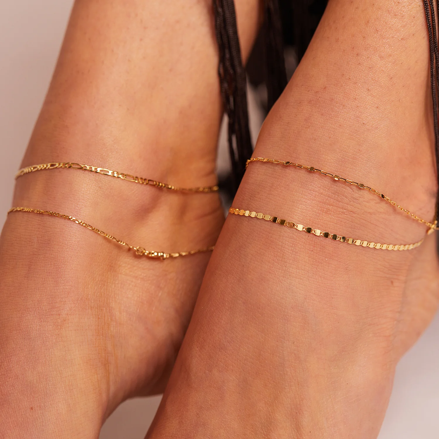 Baby Figaro Chain Anklet - Image 3