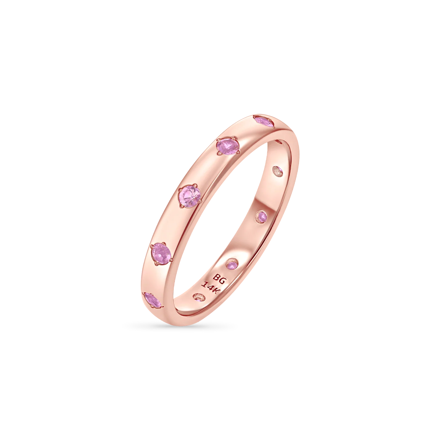 Glimmer Gemstone Band Ring - Image 11