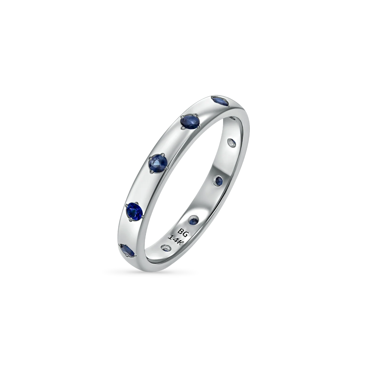 Glimmer Gemstone Band Ring - Image 3