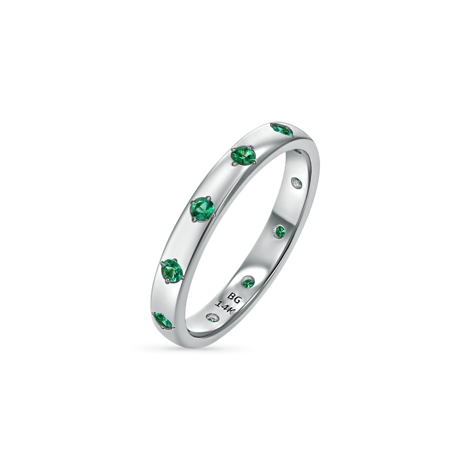 Glimmer Gemstone Band Ring - Image 6