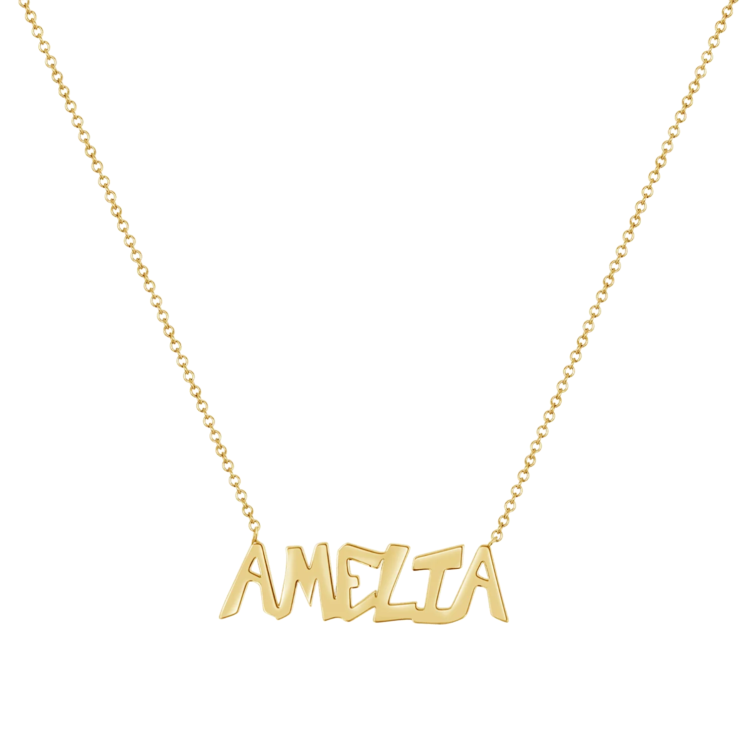 Graffiti Name Necklace - Image 4