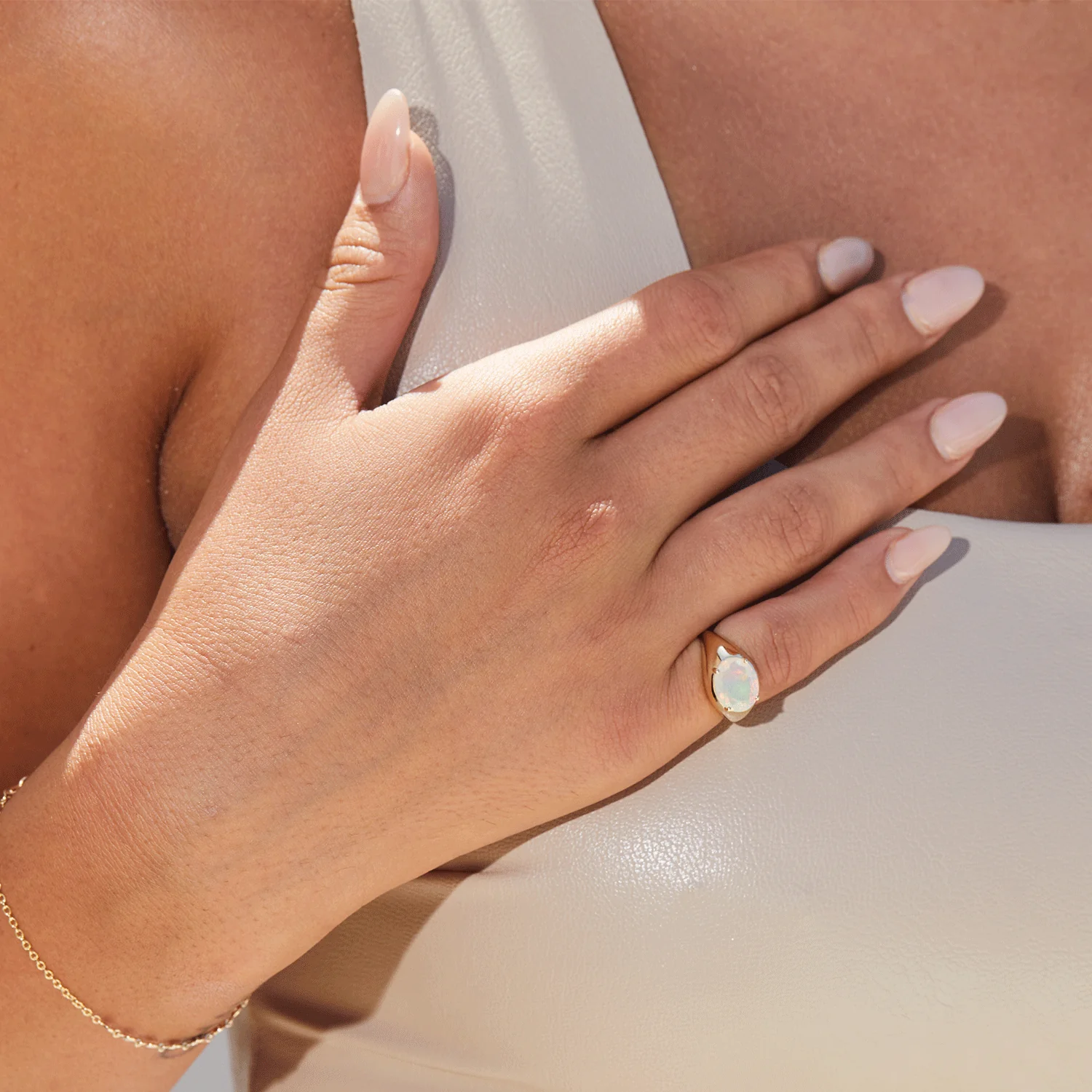 Grand Opal Signet Ring - Image 4