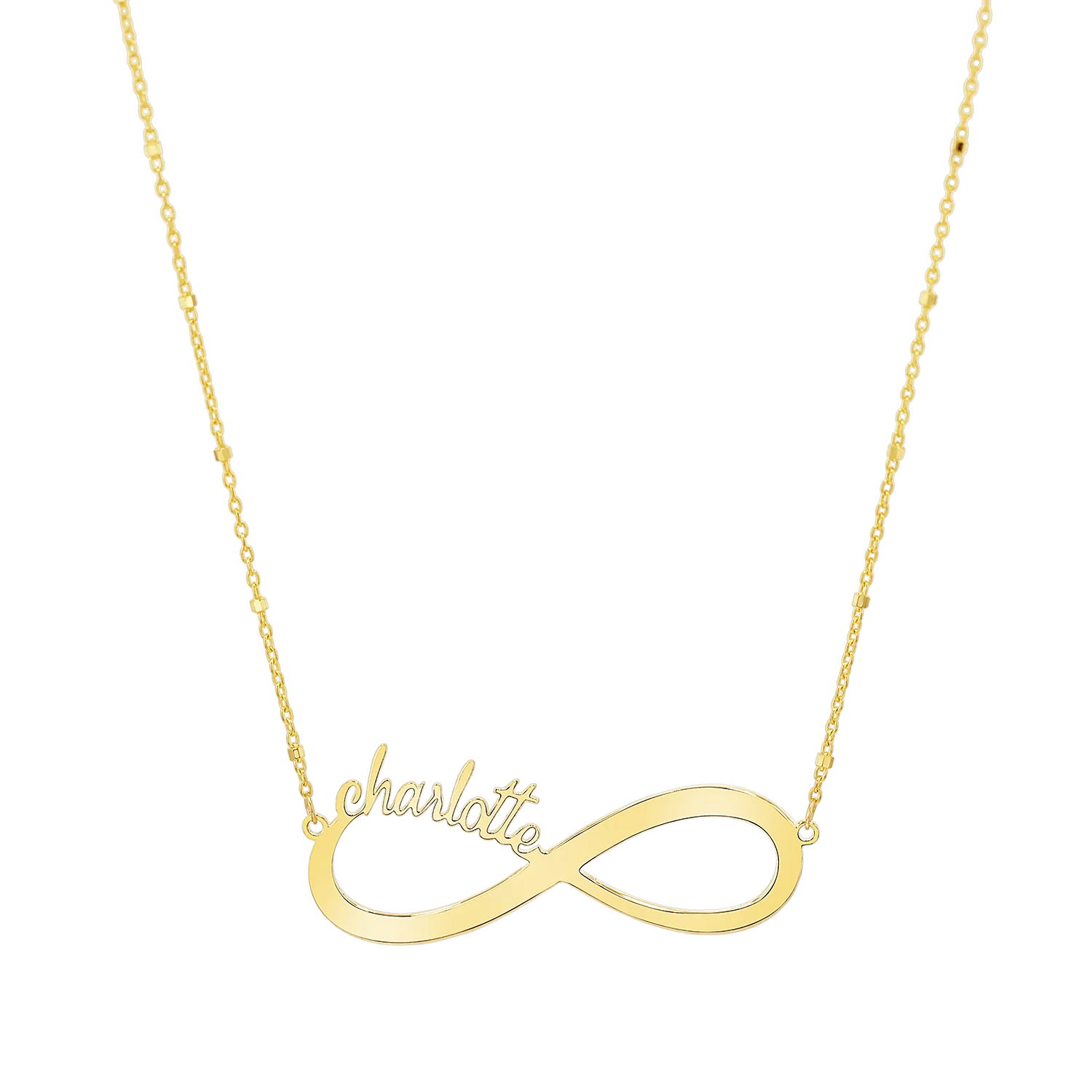 Infinity Custom Name Necklace - Image 4