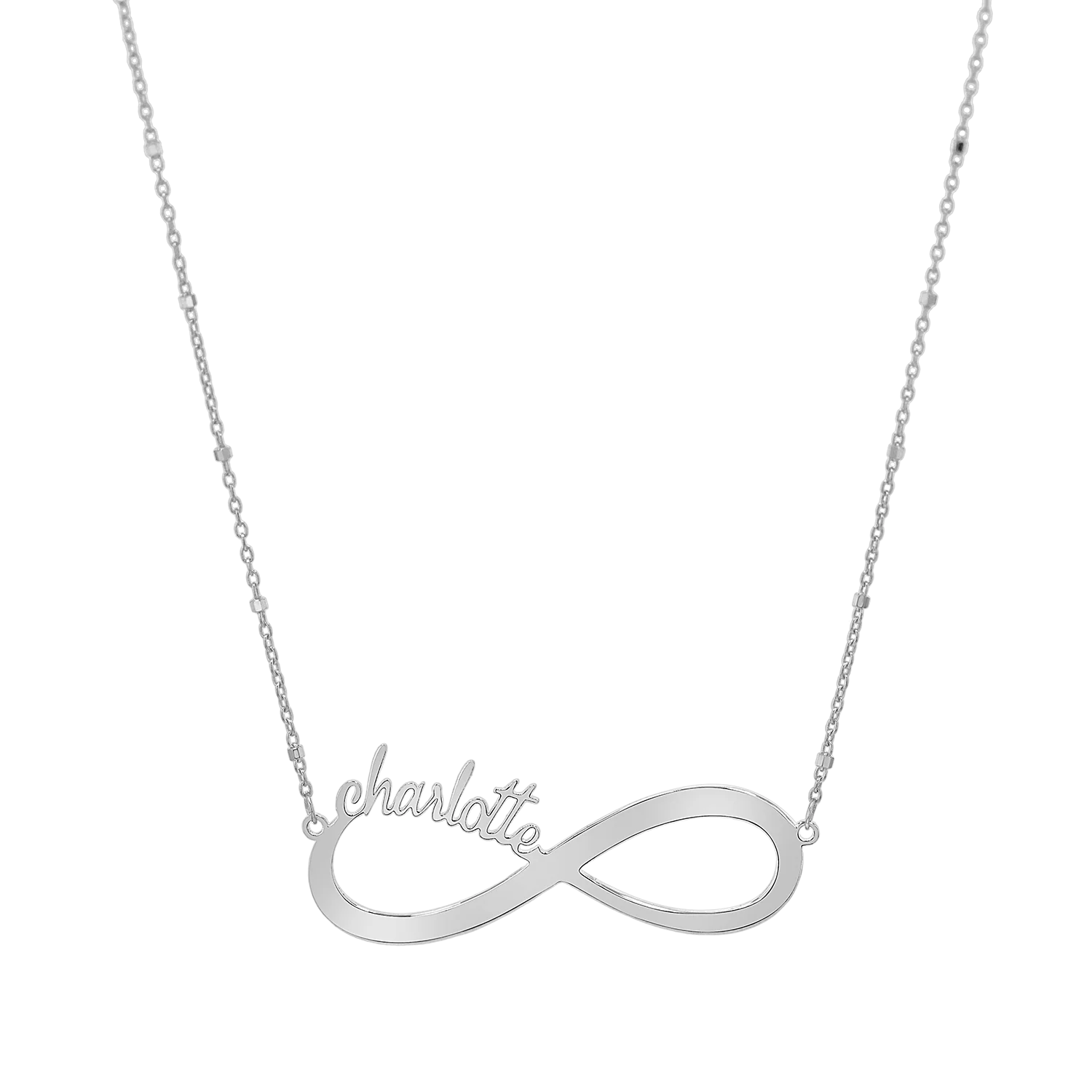 Infinity Custom Name Necklace - Image 5