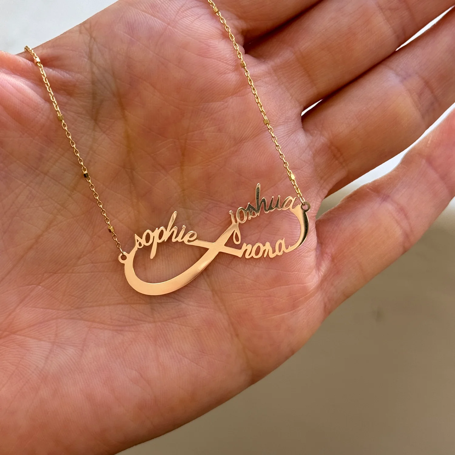 Infinity Custom Name Necklace - Image 8