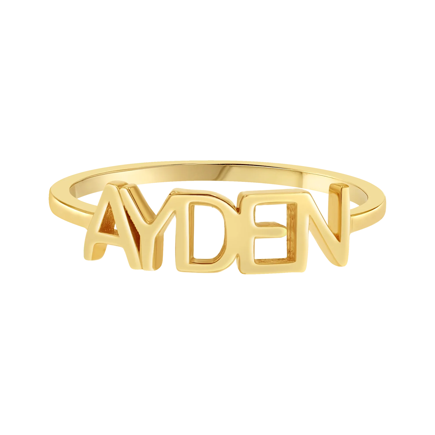 Linear Name Ring - Image 4