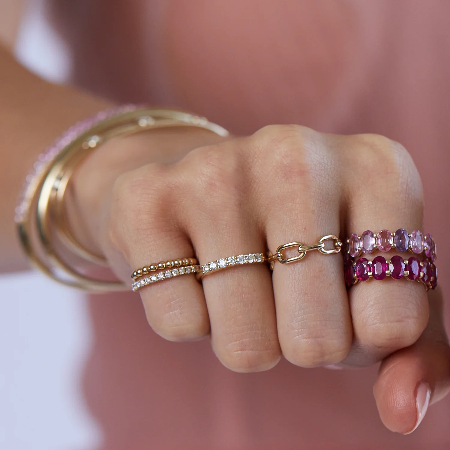 Lucky Seven Diamond Band - Image 4