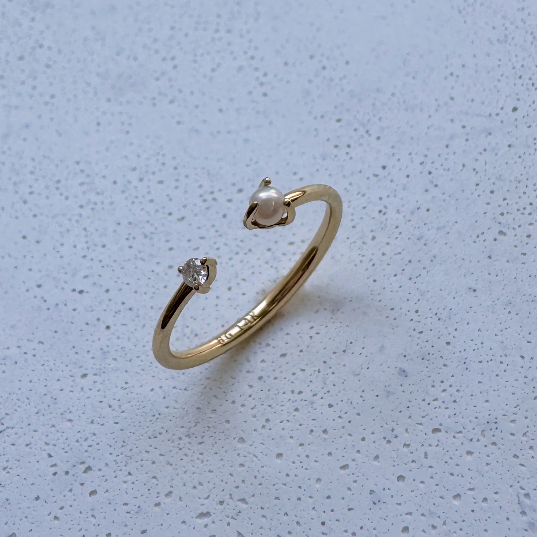 Luna Diamond and Pearl Ring - Image 4