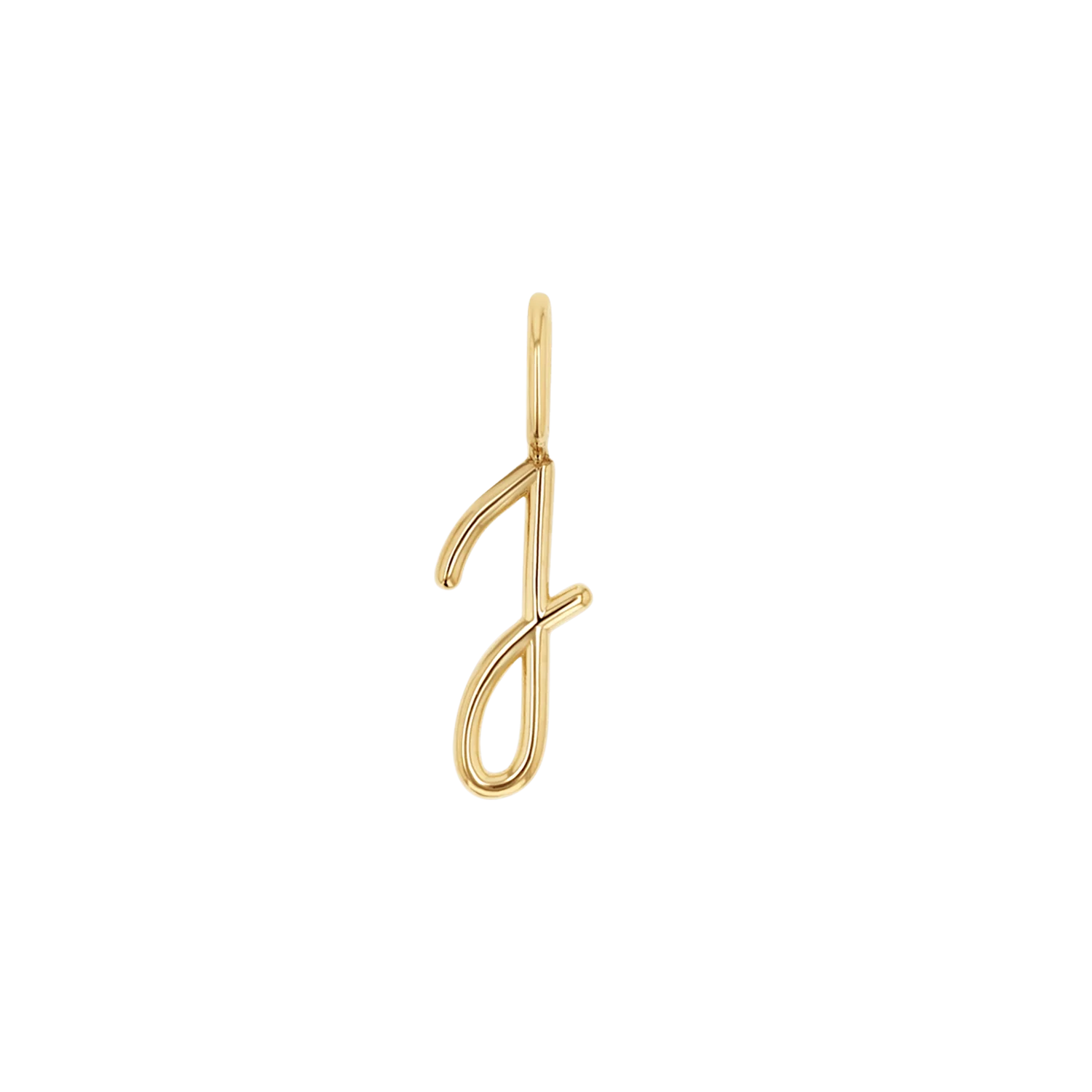 Solid Script Letter Charm - Image 4