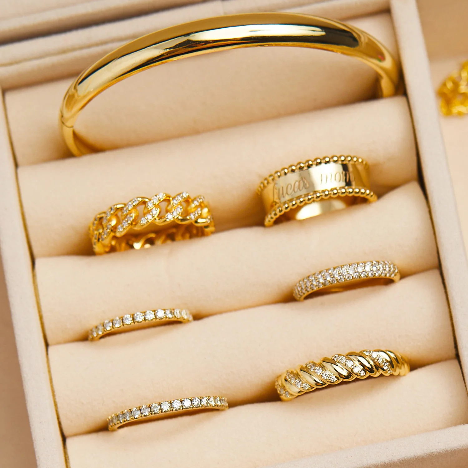 Thick Dome Bangle - Image 5