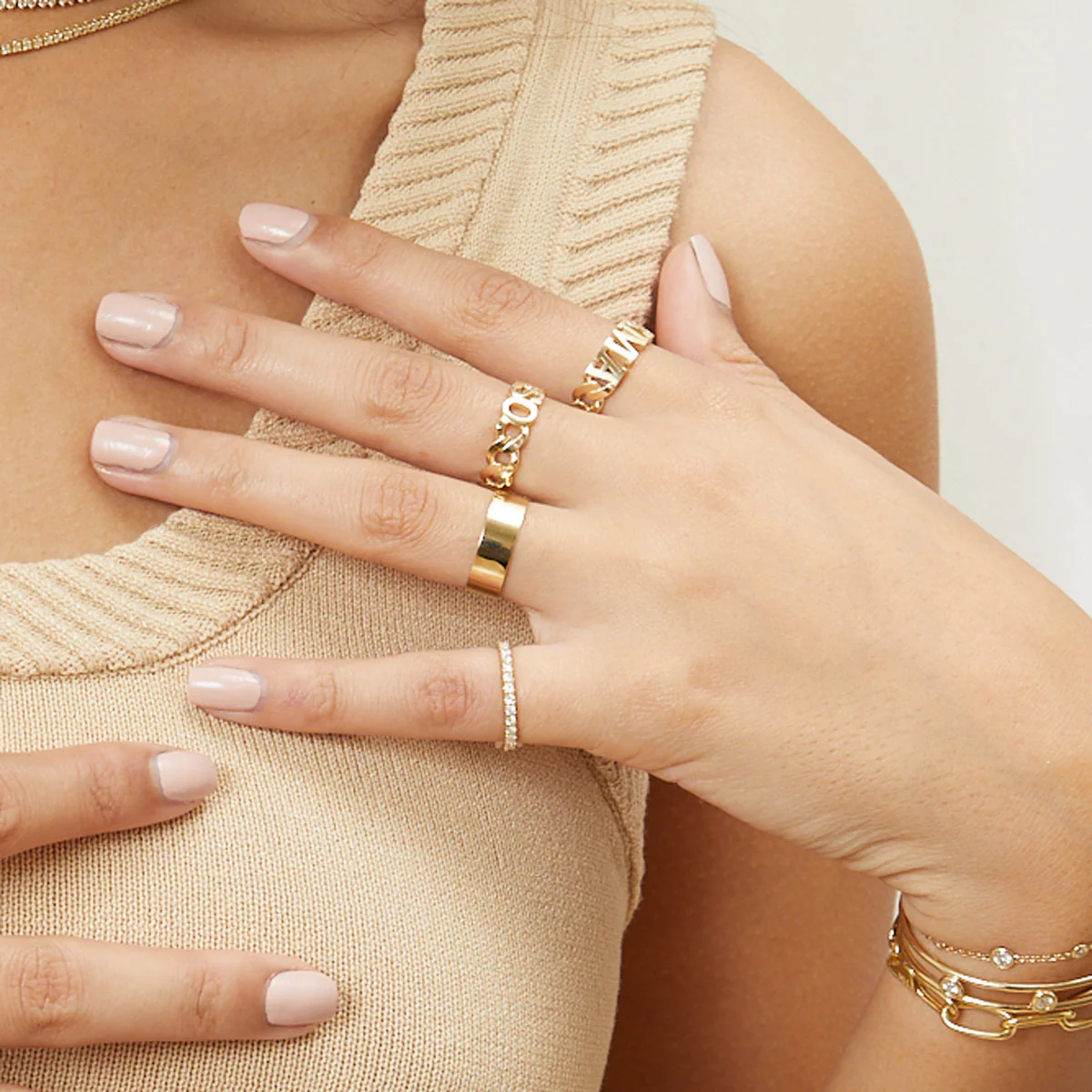 U Pave Diamond Eternity Band - Image 4