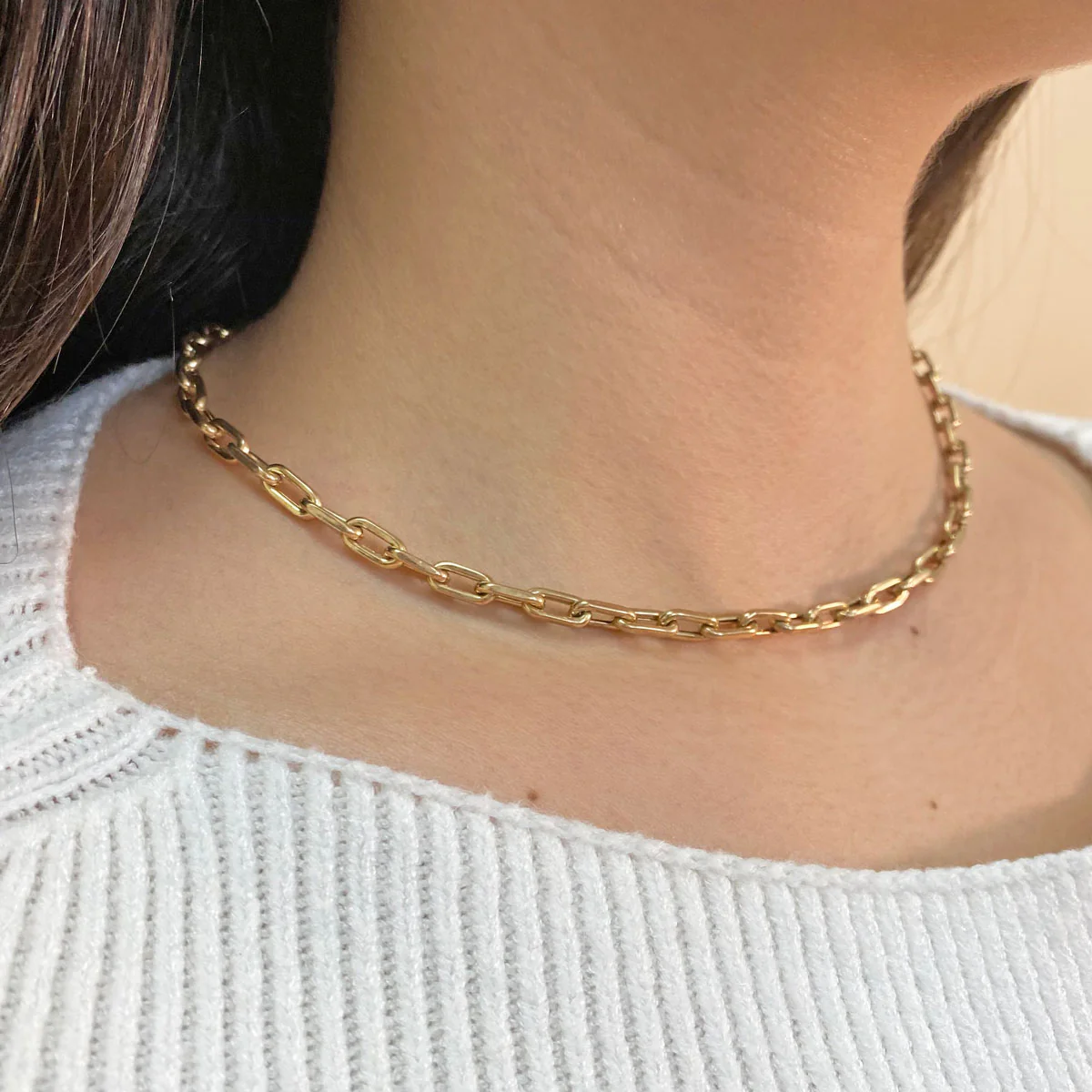 14K Grand Beverly Chain Necklace - Image 4