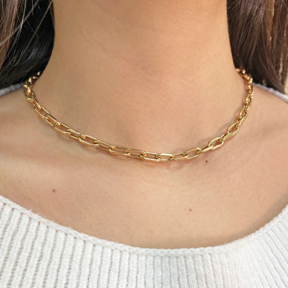 14K Grand Beverly Chain Necklace - Image 5
