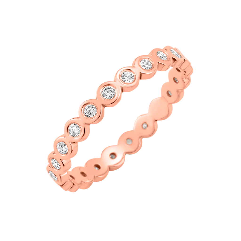 Diamond Bezel Eternity Band - Image 3