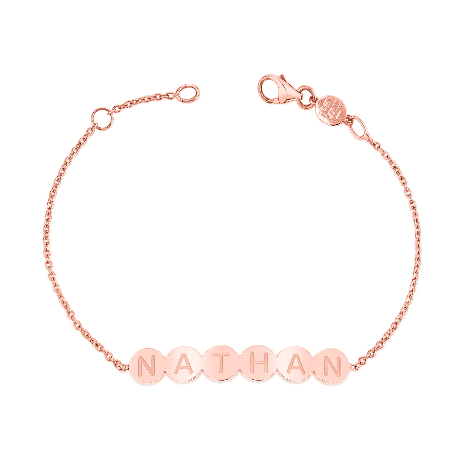 Bubble Round Engravable ID Bracelet - Image 3
