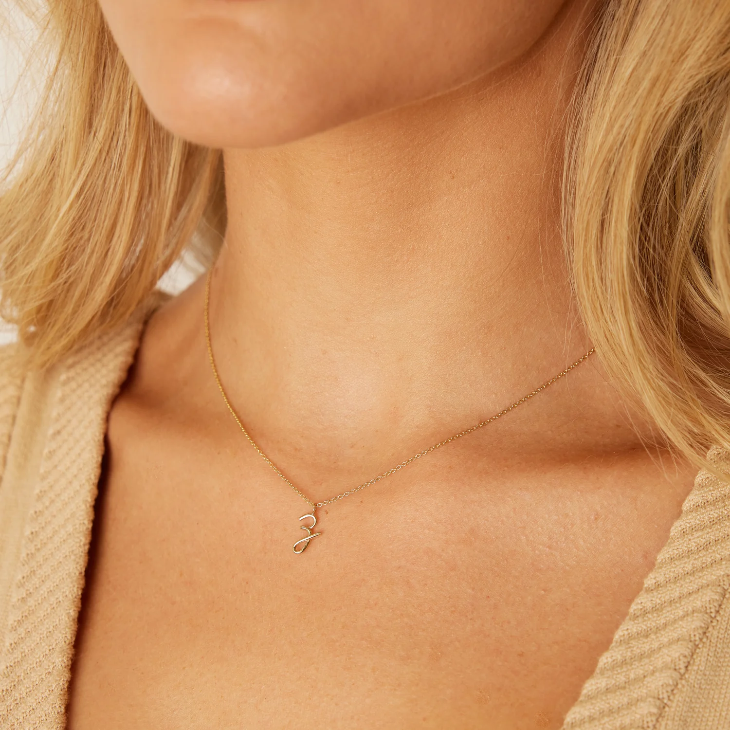 Mini Letter Necklace - Image 6