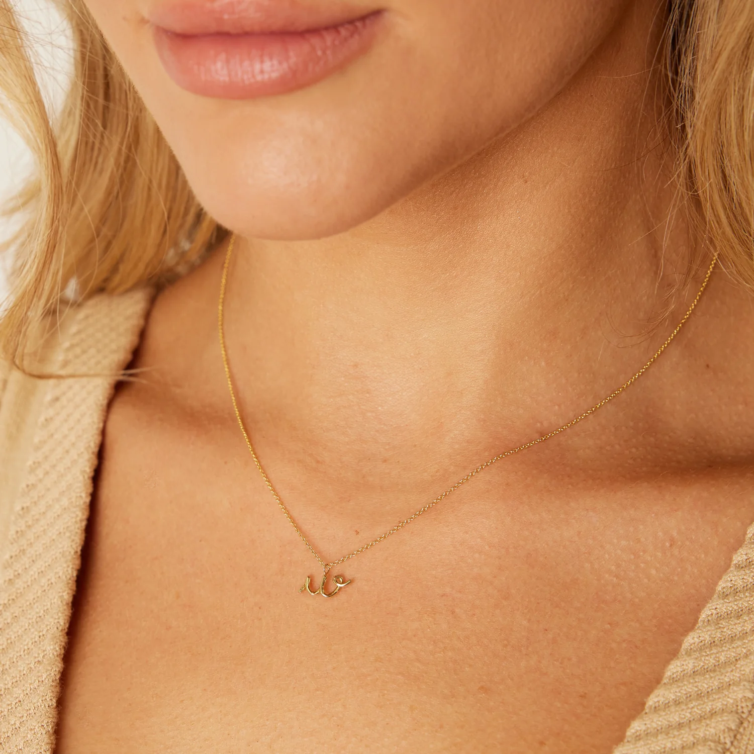 Mini Letter Necklace - Image 8