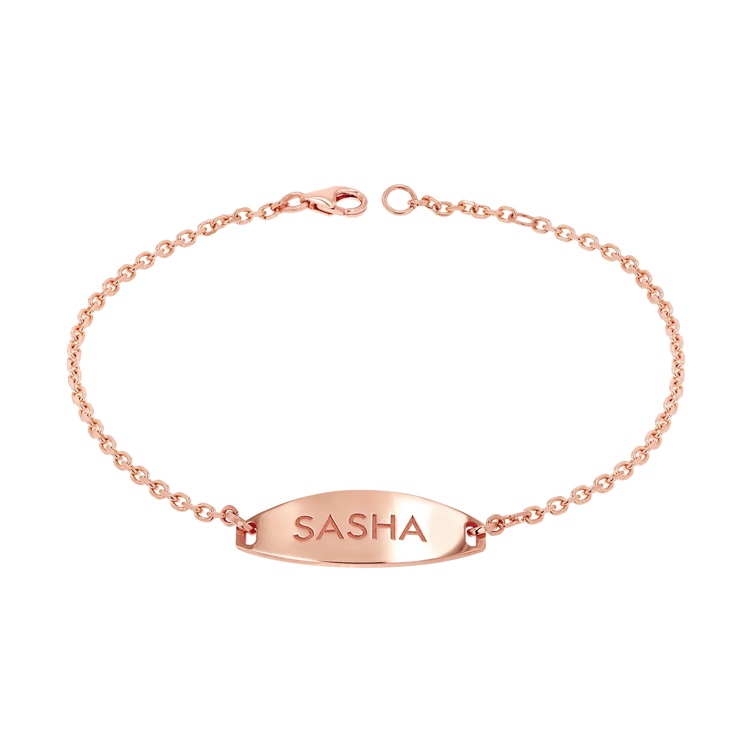 Signature Elongated Oval ID Engravable Bracelet - Image 3