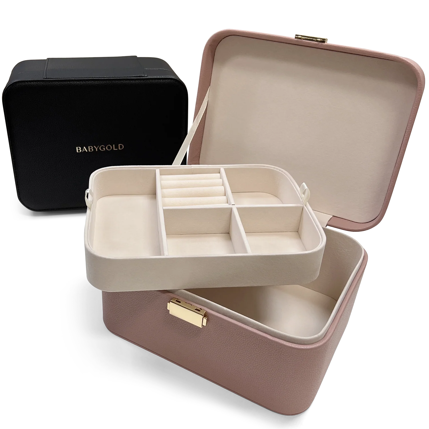 Baby Gold Pink Jewelry Case - Image 5