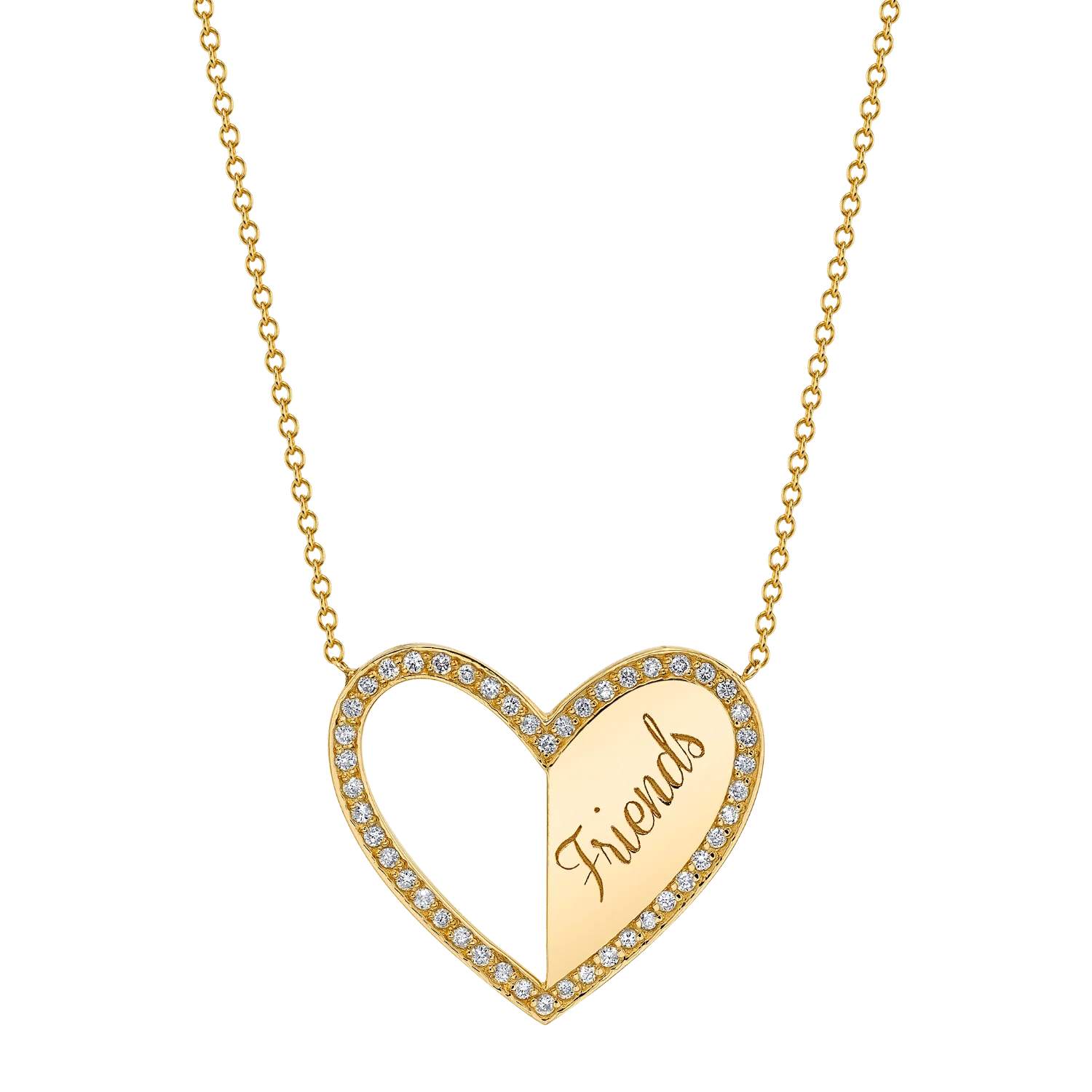 Best Friend Heart Necklaces (Set of 2) - Image 6