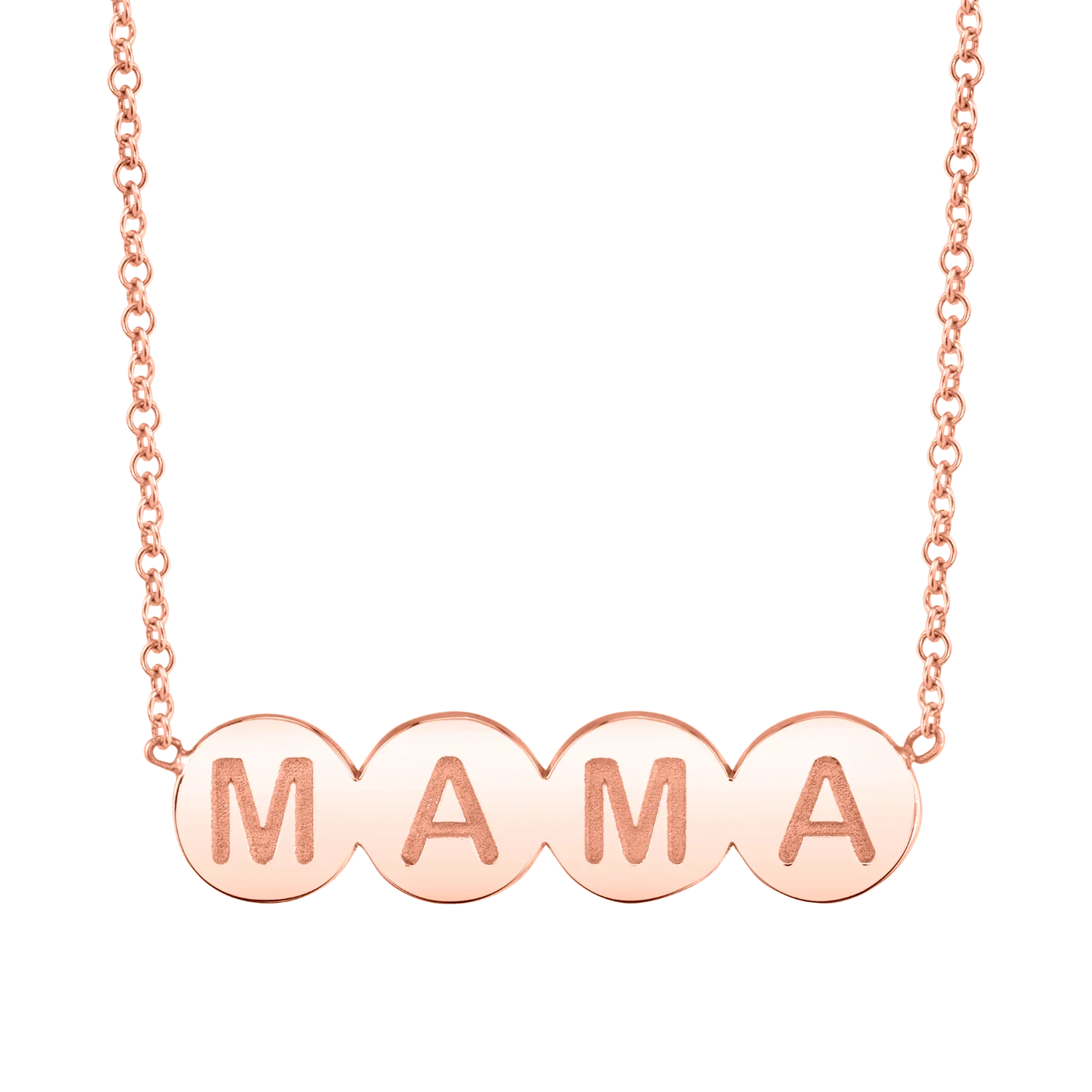 Bubble Round MAMA Necklace - Image 3