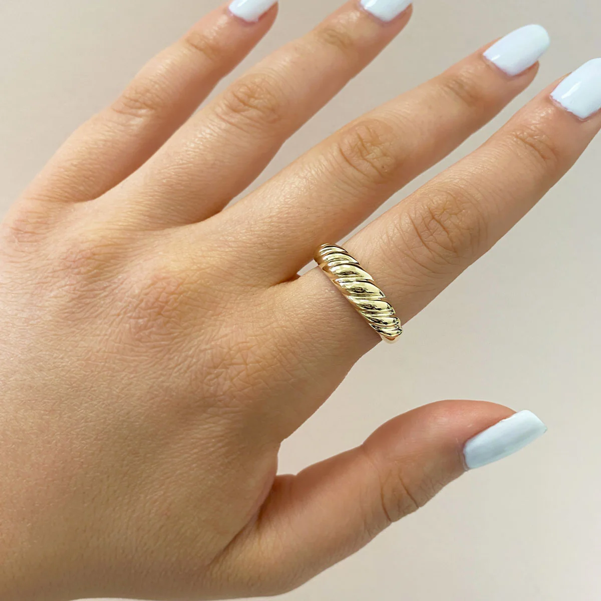 Celine Croissant Ring - Image 7