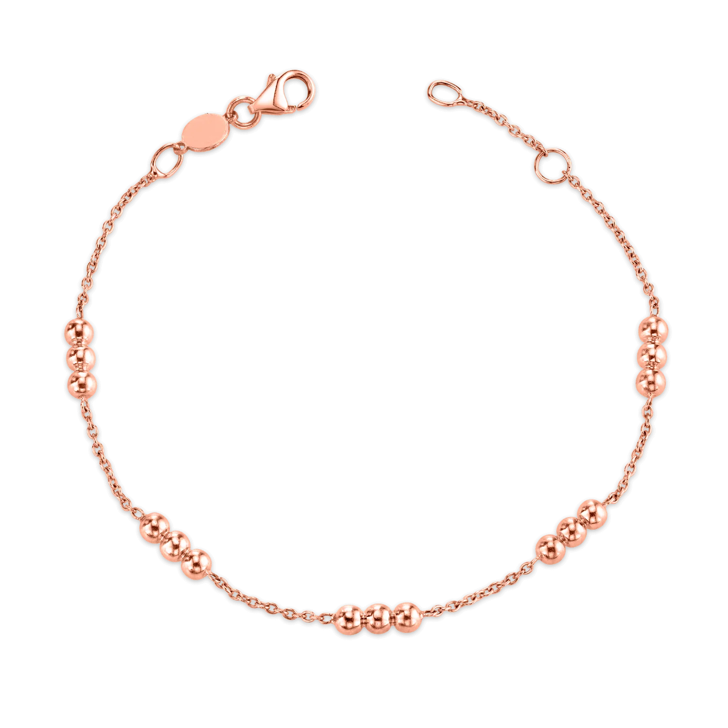 Dainty Ball Gold Bead Bracelet - Image 3