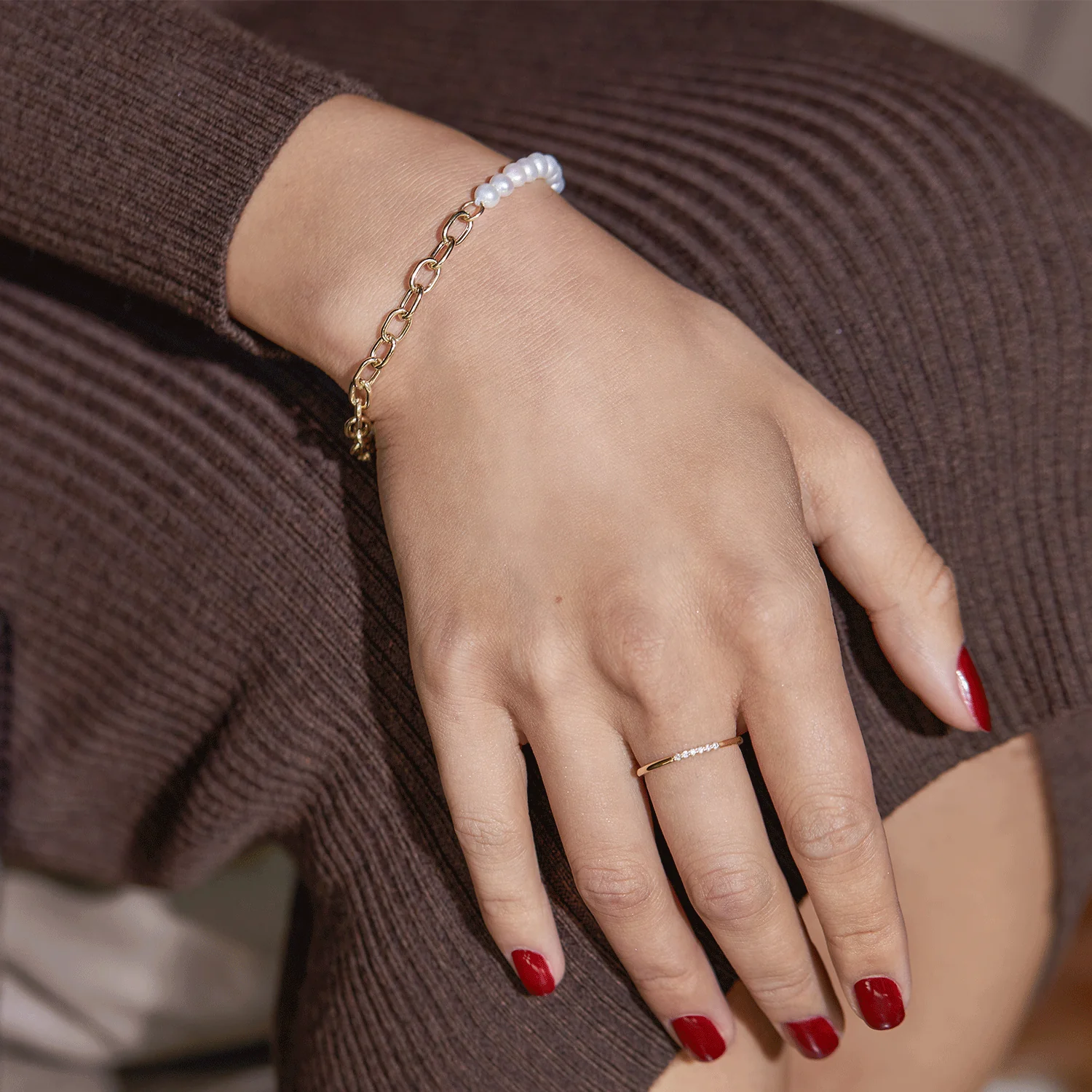 Dainty Diamond Band - Image 5