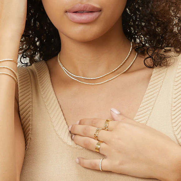 Diamond Tennis Necklace - Image 5