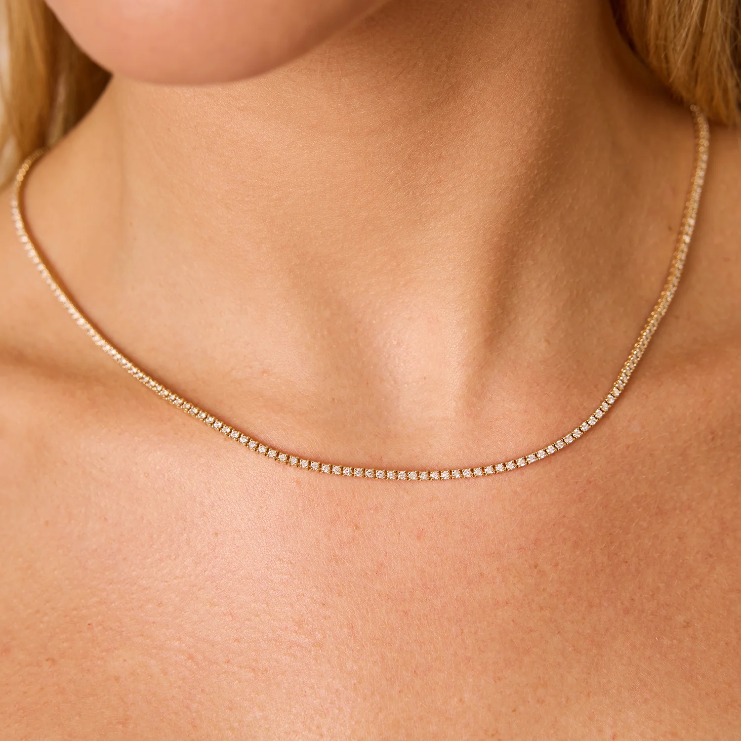 Diamond Tennis Necklace - Image 7