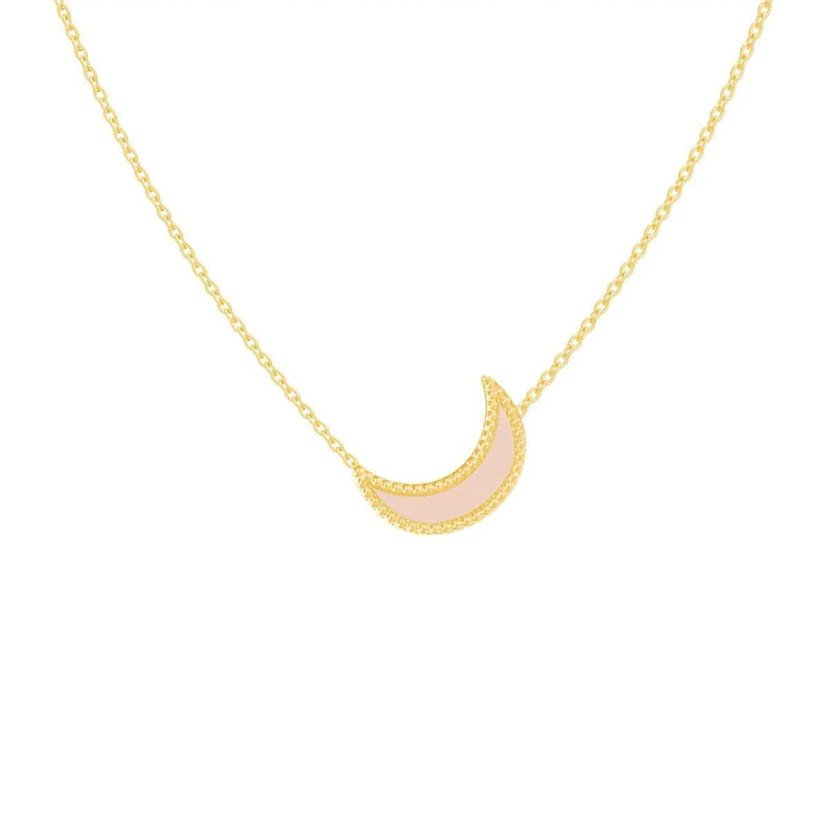 Enamel Moon Necklace - Image 3