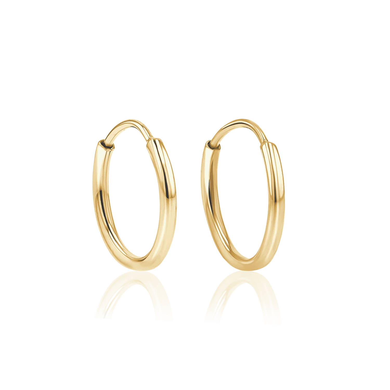Endless Gold Hoop Earrings - Image 12
