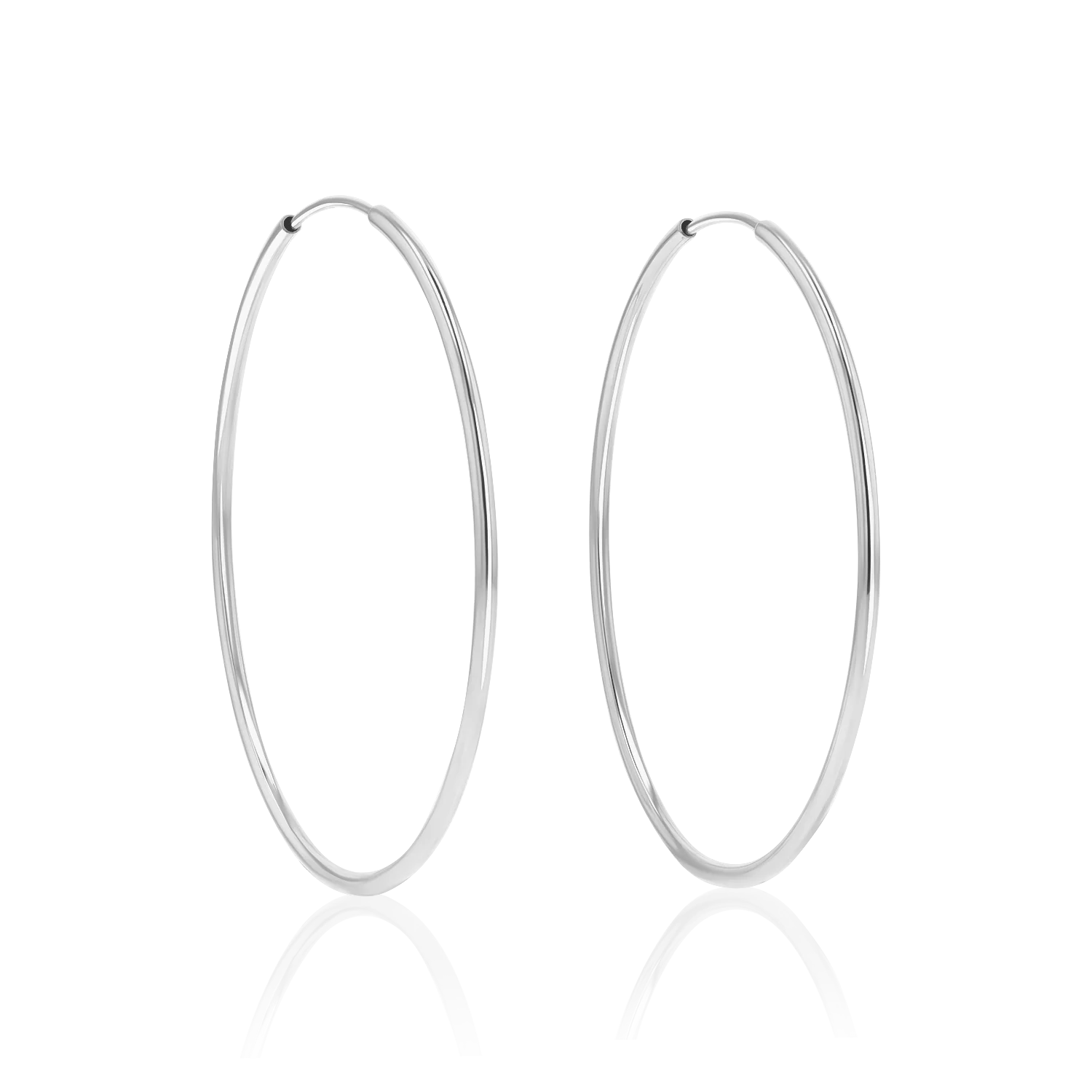 Endless Gold Hoop Earrings - Image 9