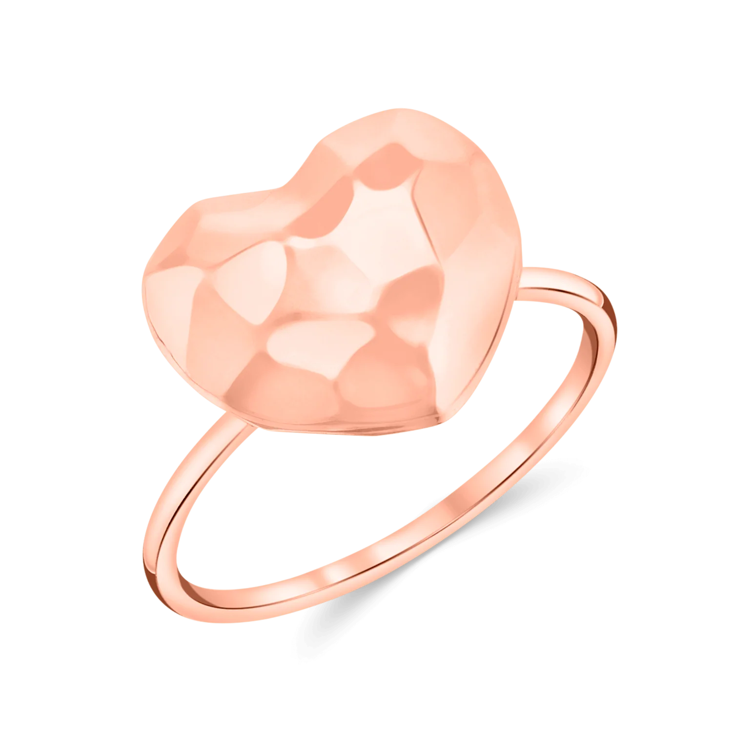 Faceted Heart Ring - Image 3