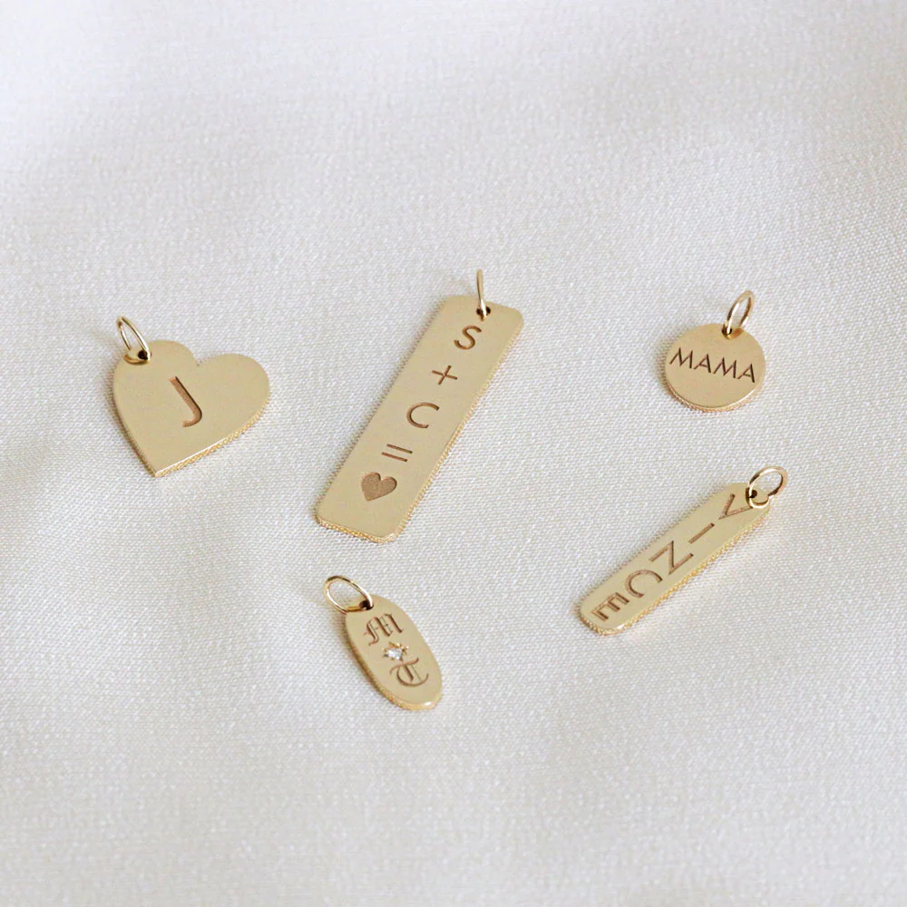 Initial Heart Charm - Image 4