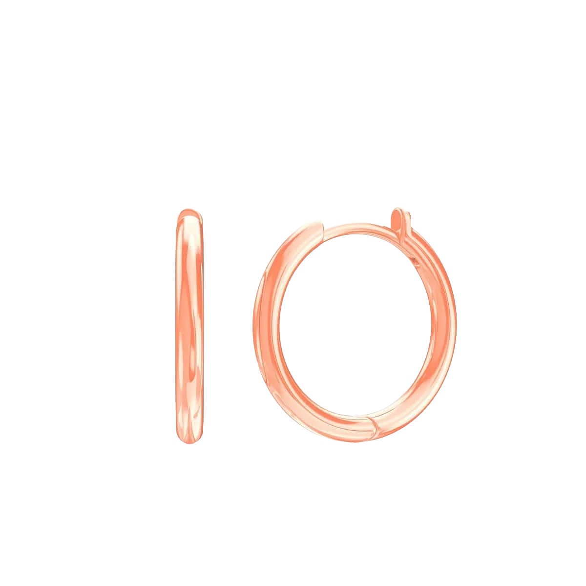 Grand Solid Huggie Hoop Earrings - Image 3