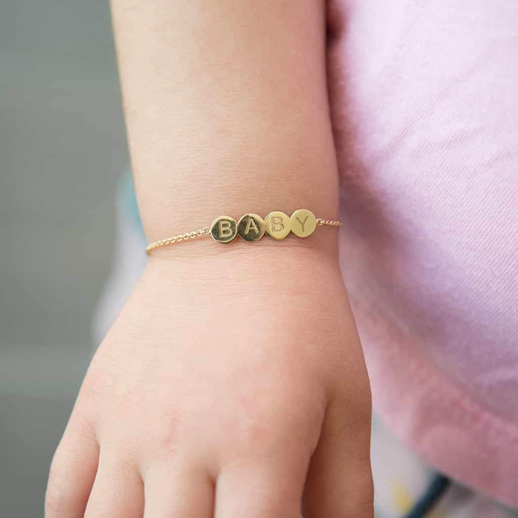 Kids Bubble Round Engravable ID Bracelet - Image 4