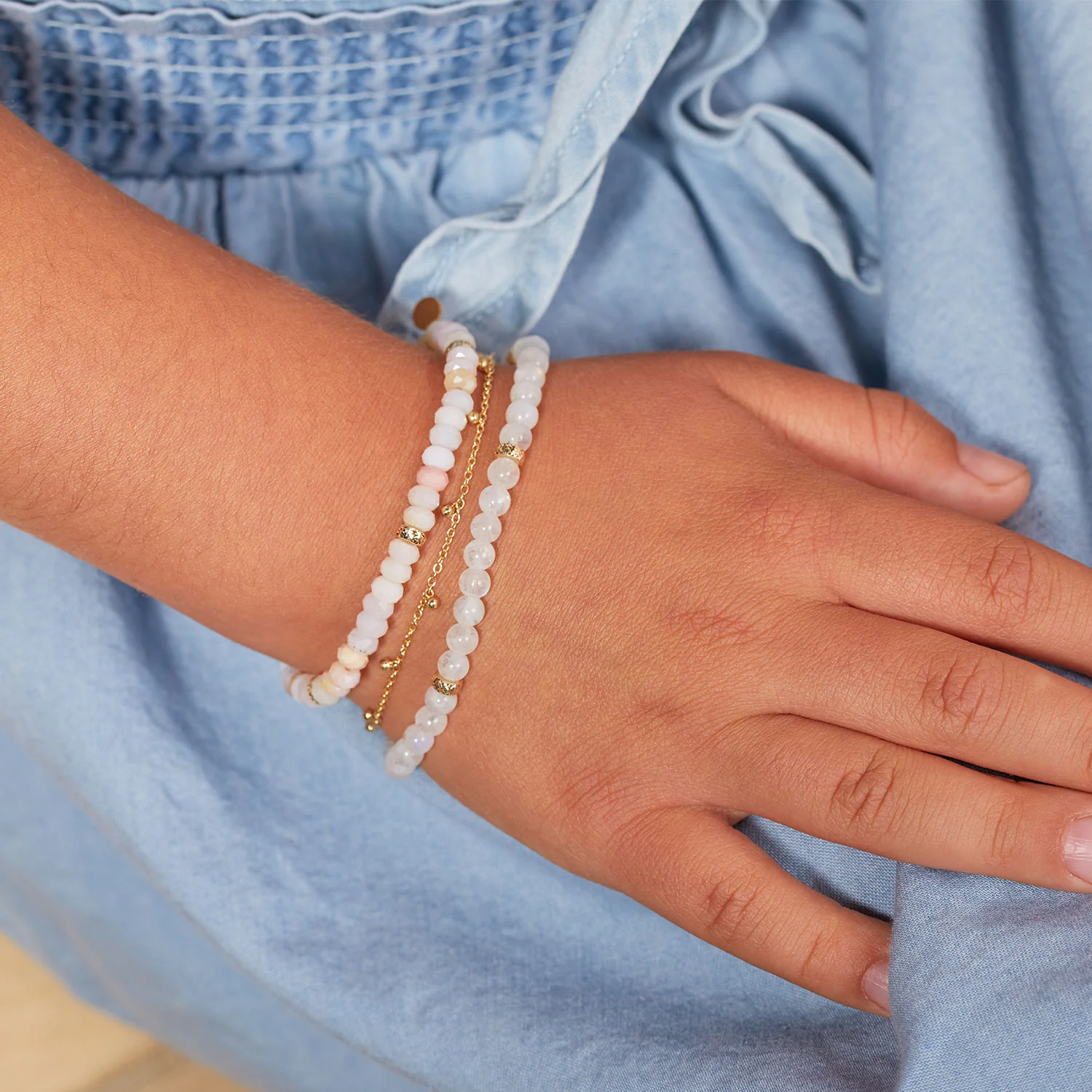 Kids Dainty Ball Bracelet - Image 5