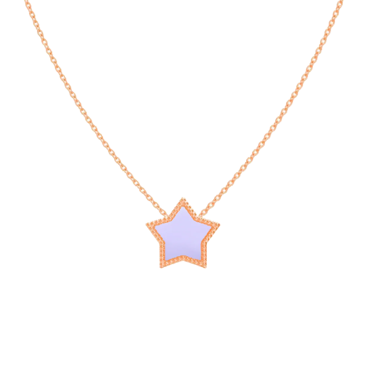 Kids Enamel Star Necklace - Image 3