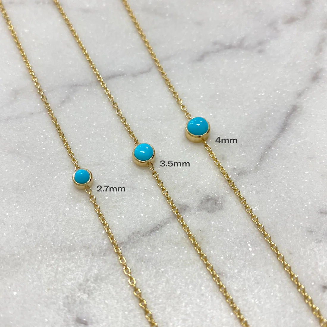 Kids Turquoise Solitaire Bracelet - Image 5