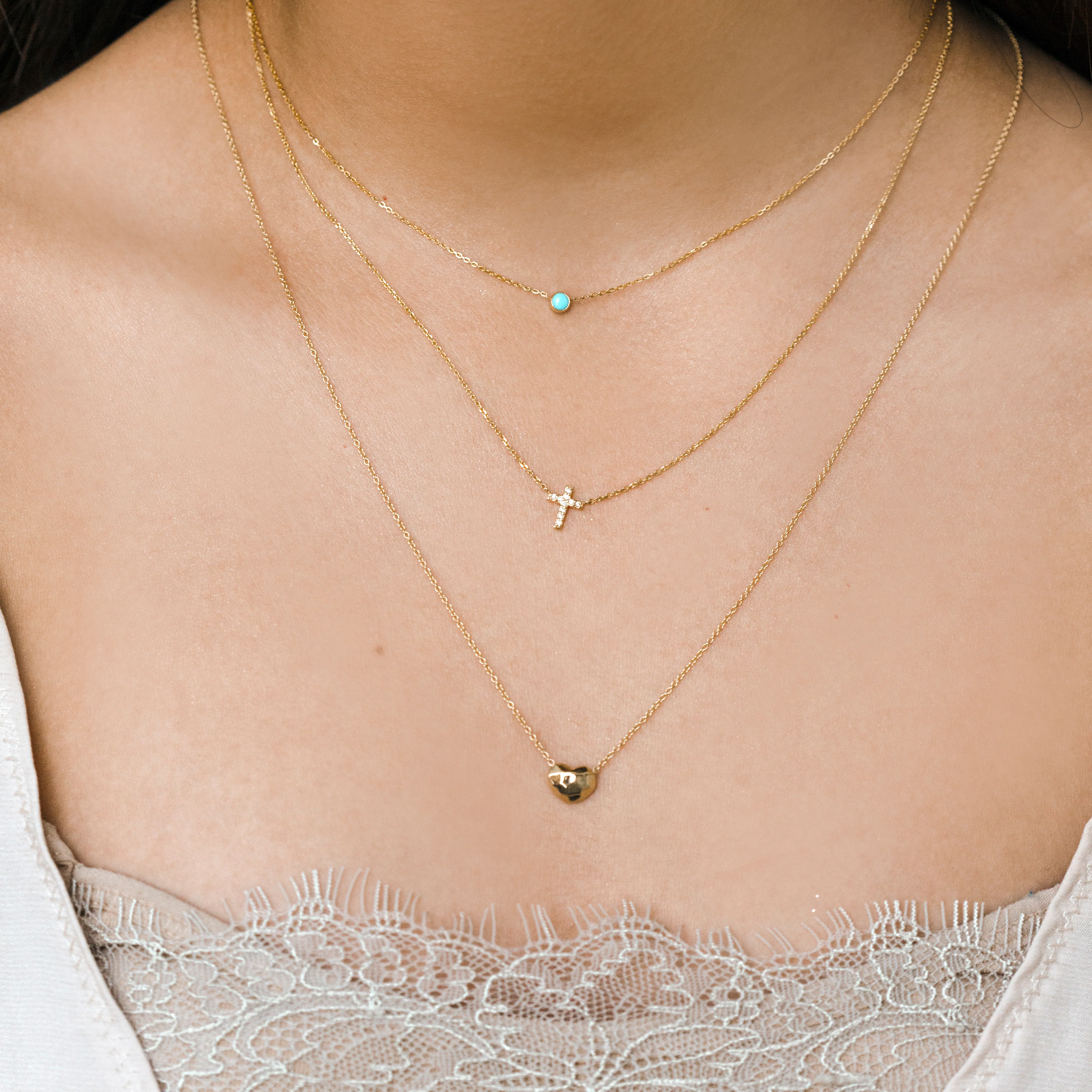 Kids Turquoise Solitaire Necklace - Image 4