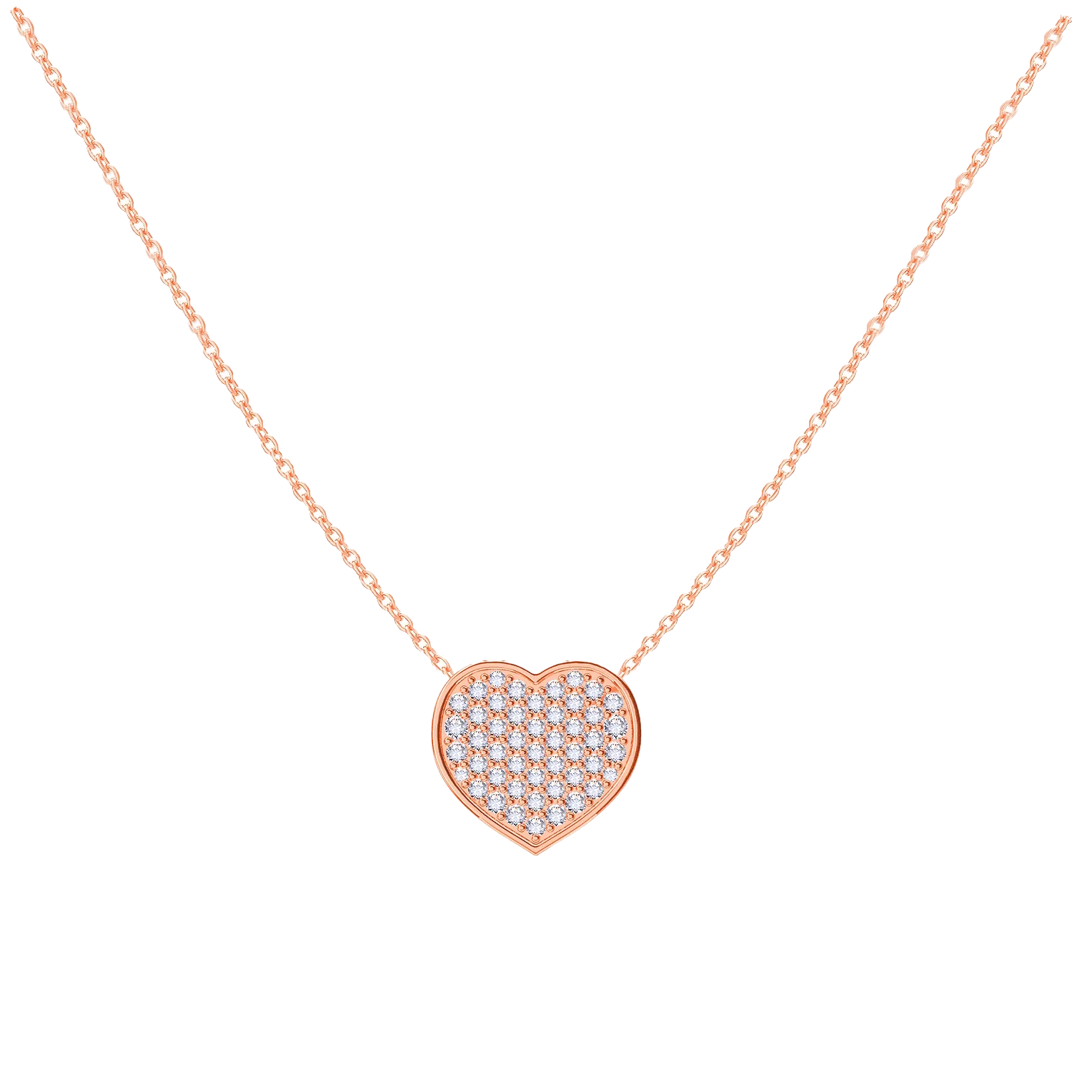 Diamond Heart Necklace - Image 3