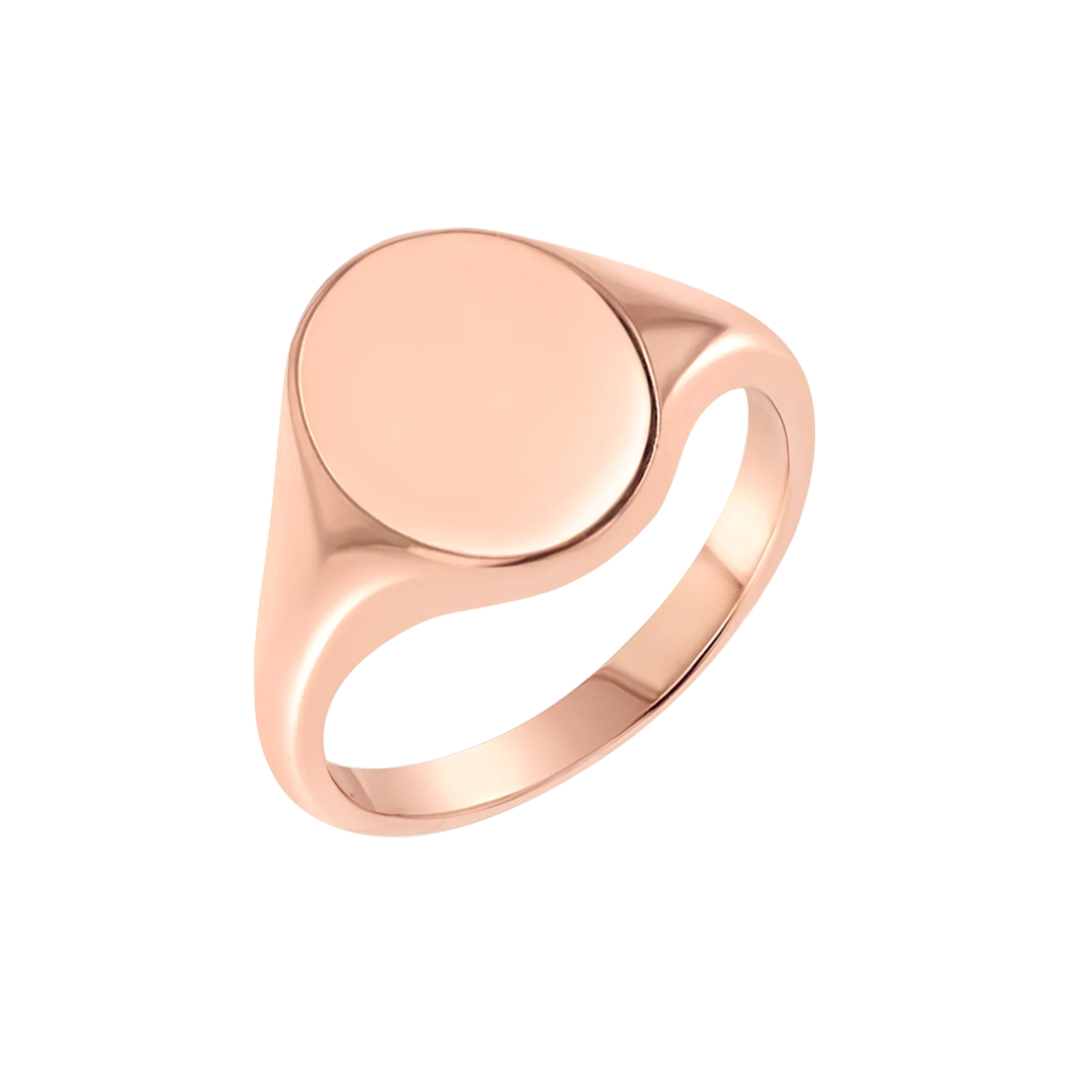 Petite Oval Signet Ring - Image 3