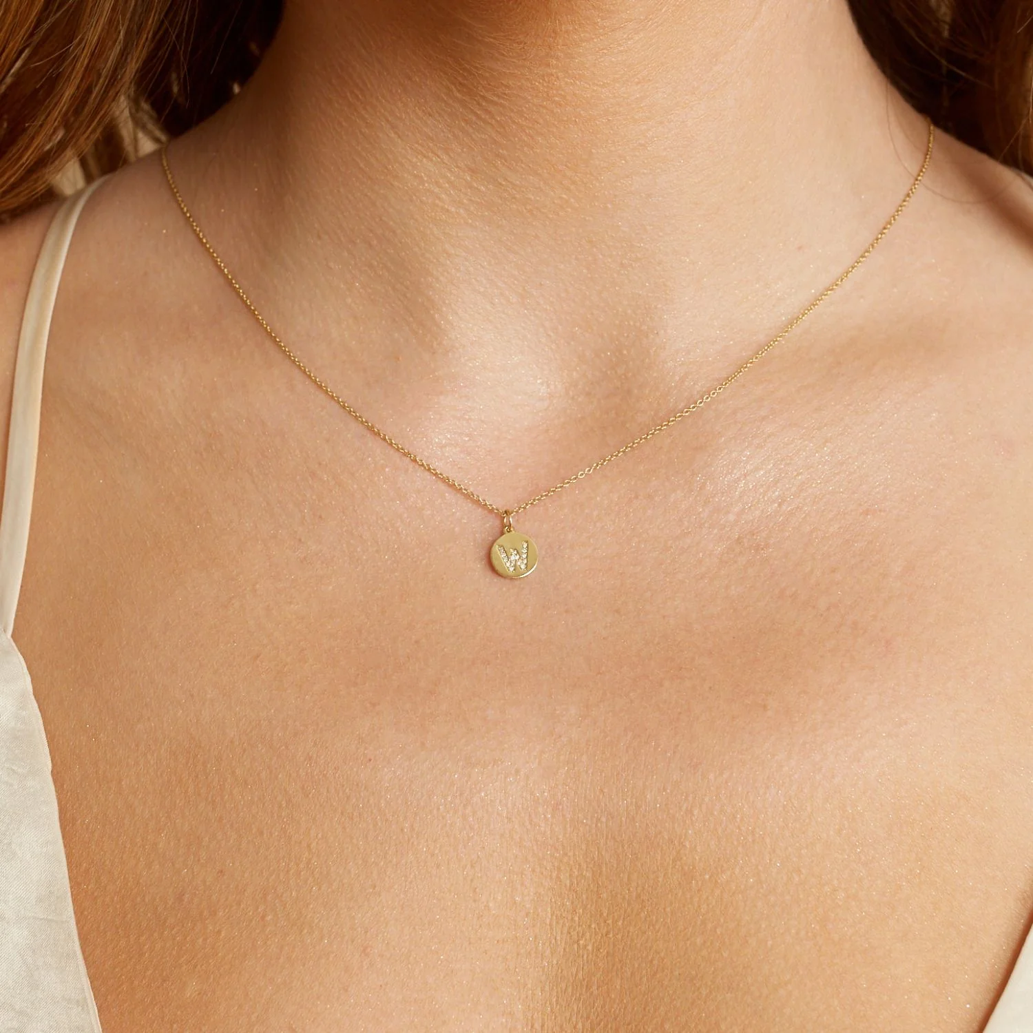 Diamond Initial Coin Charm - Image 4